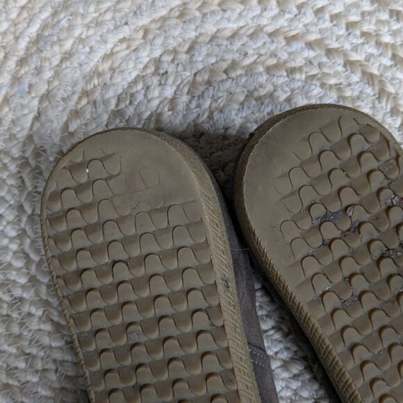 Frank and Oak Dark Olive Green Suede Unisex Sneakers Size 10 / 41 - Picture 4 of 5